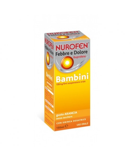 NUROFEN FEBBRE D*BB100MG/5ML ARANCIA-max 2 acquistabili - Farmaunclick.it