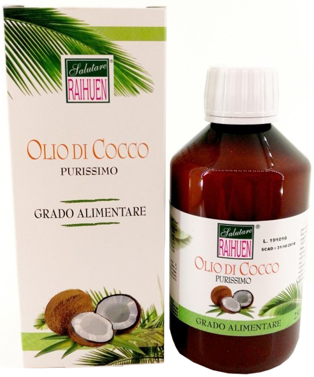 RAIHUEN OLO COCCO GRADO ALIMENTARE 250 ML - La farmacia digitale